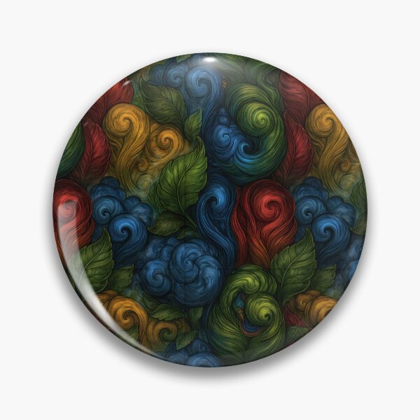 Item preview, Dark Swirling Green and Red Organic Shapes designed and sold by Piotrek0001.