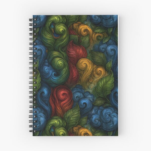 Item preview, Dark Swirling Green and Red Organic Shapes designed and sold by Piotrek0001.
