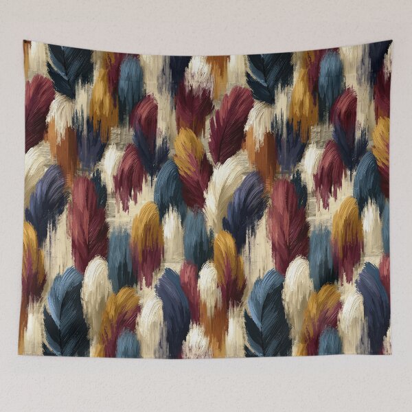 Item preview, Abstract Painted Feather Strokes Pattern designed and sold by Piotrek0001.