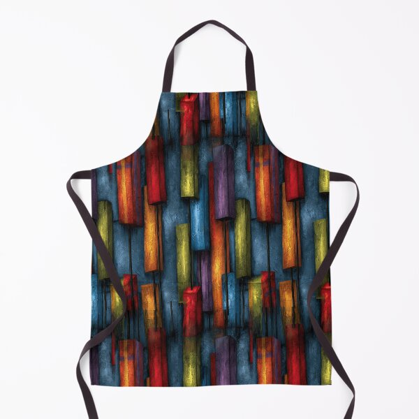 Item preview, Colorful Vertical Blocks on Blue Background designed and sold by Piotrek0001.