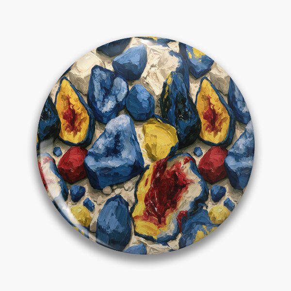 Item preview, Bright Blue and Yellow Crystal Stone Mosaic designed and sold by Piotrek0001.