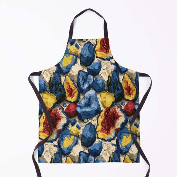 Item preview, Bright Blue and Yellow Crystal Stone Mosaic designed and sold by Piotrek0001.