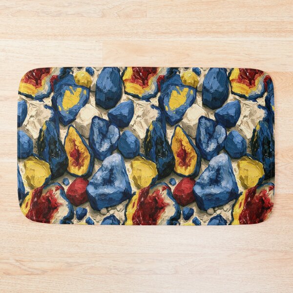 Item preview, Bright Blue and Yellow Crystal Stone Mosaic designed and sold by Piotrek0001.