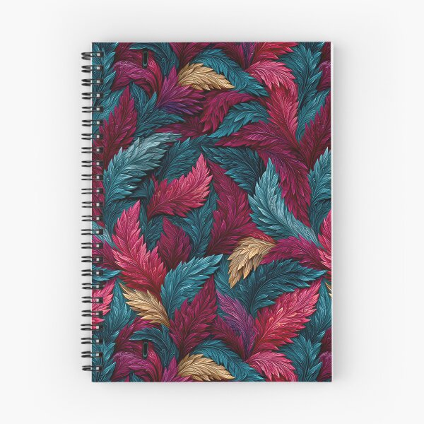 Item preview, Vibrant Pink and Teal Exotic Leaf Pattern designed and sold by Piotrek0001.