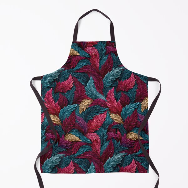 Item preview, Vibrant Pink and Teal Exotic Leaf Pattern designed and sold by Piotrek0001.