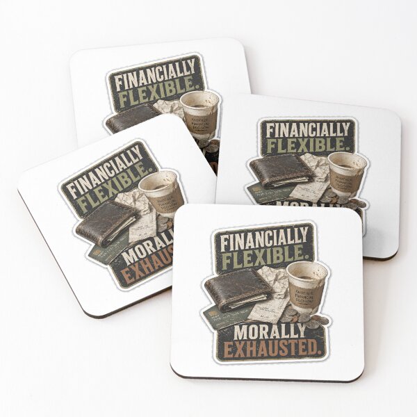 Item preview, Financially Flexible Morally Exhausted designed and sold by InkWanderStudio.