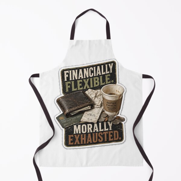 Item preview, Financially Flexible Morally Exhausted designed and sold by InkWanderStudio.