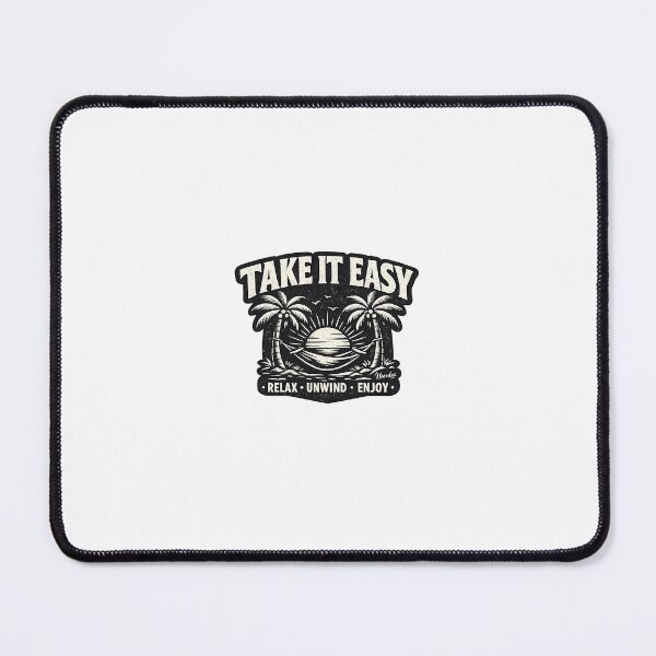 Item preview, Take It Easy Retro Sticker | Vintage Relax & Unwind Aesthetic designed and sold by Vierdos.
