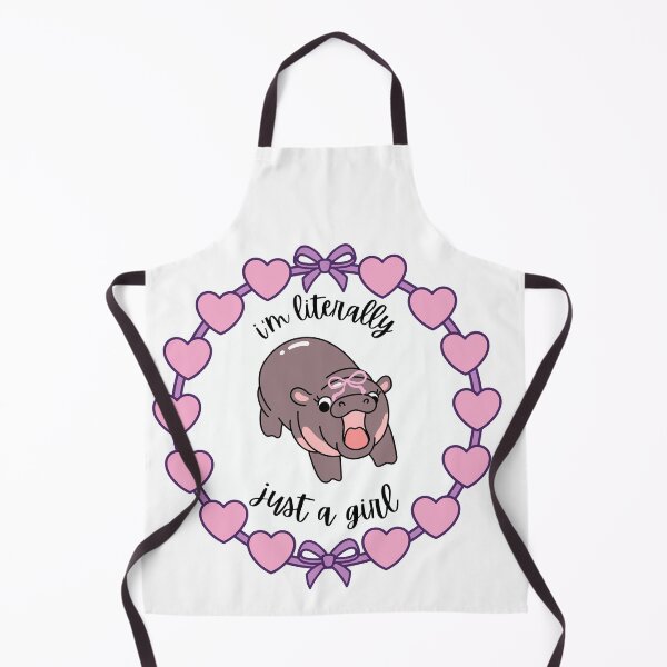 Item preview, literally just a girl cute pygmy hippo coquette designed and sold by pasteldreams26.