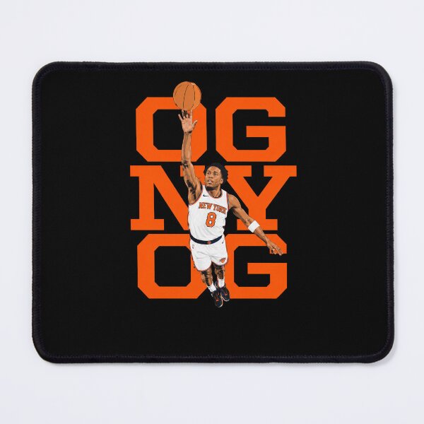 Item preview, OG Anunoby Reaching for the Basketball New York Knicks designed and sold by THECOMICBStore.