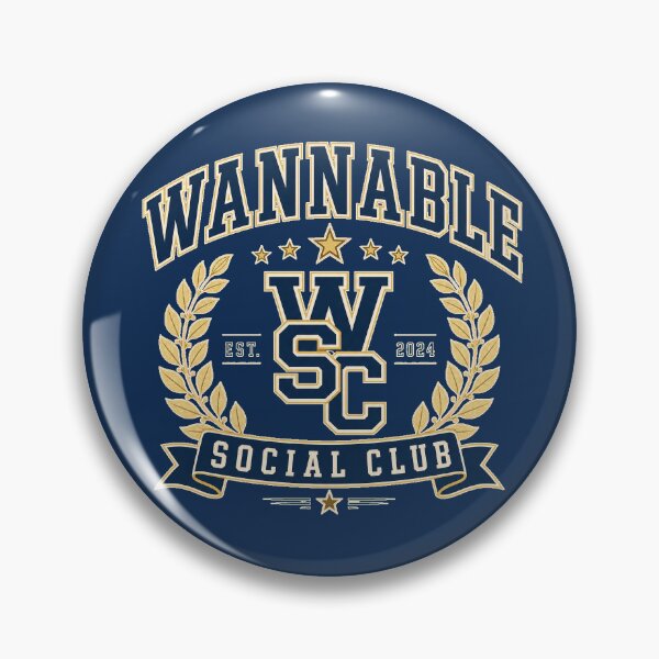 Item preview, Wannable Social Club Varsity Typography designed and sold by Meivelle.