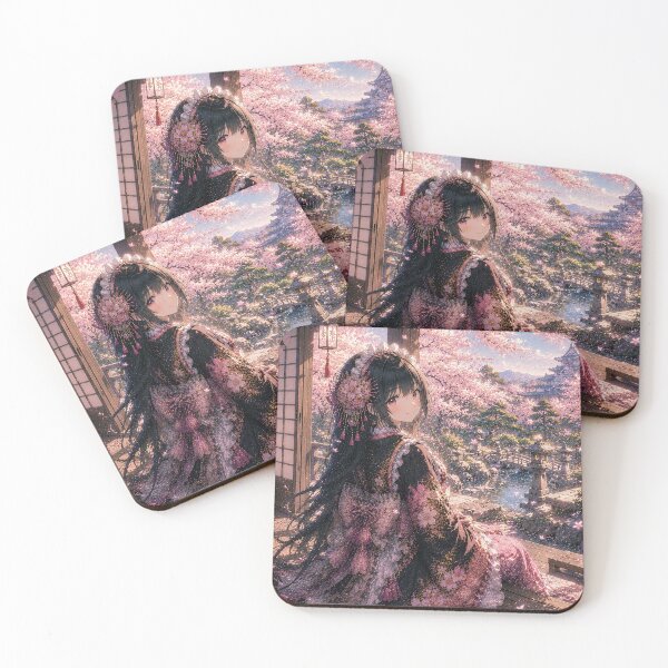 Item preview, Blossom Covered Veranda designed and sold by Hidden Japan Coloring Book.