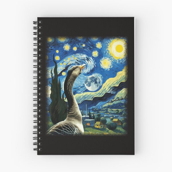 Item preview, Goose Star Gazer Artistic Van Gogh Style Starry Night Goose designed and sold by antoniaautzer.