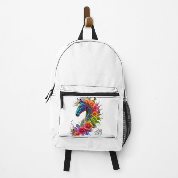 Item preview, Colorful Horse Floral Wild Heart designed and sold by Sovereign Supply Co..