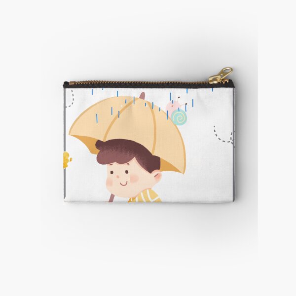 Item preview, Little boy walk fast train take your umbrella  designed and sold by Berryegale .