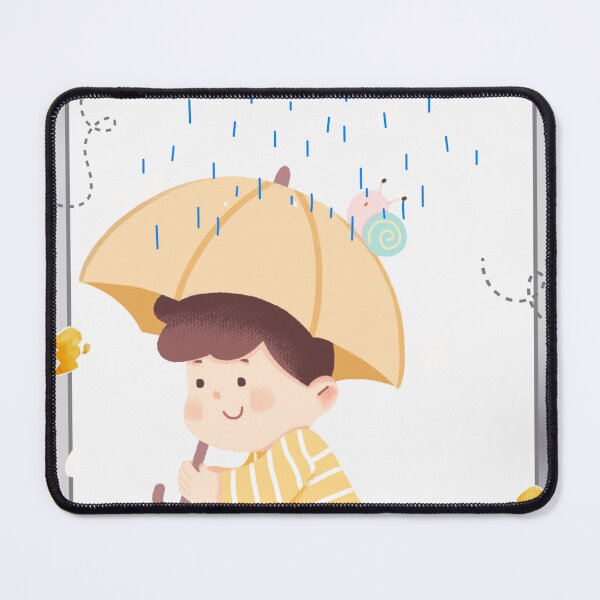 Item preview, Little boy walk fast train take your umbrella  designed and sold by Berryegale .