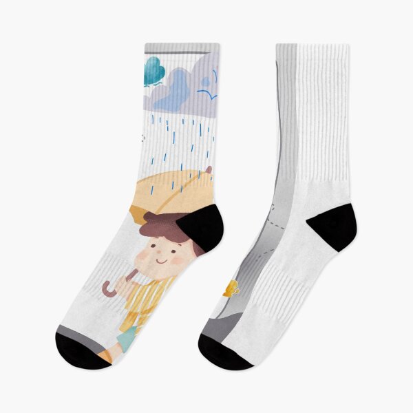 Item preview, Little boy walk fast train take your umbrella  designed and sold by Berryegale .