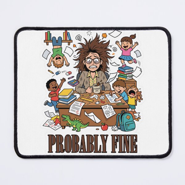 Item preview, Probably fine teacher designed and sold by Chrono Design Workx.
