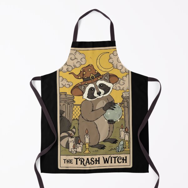 Item preview, Witch Raccoon Fortune Teller Card Design designed and sold by minimancece.