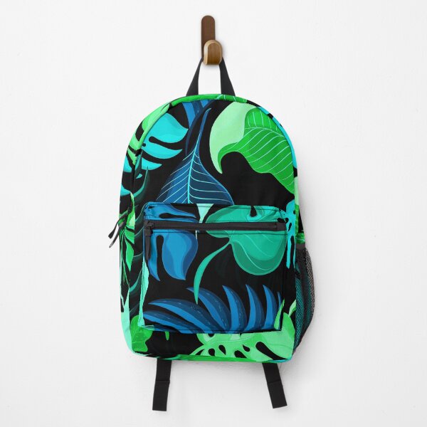 Item preview, Tropical Green Leaves In Teal-Turquoise-Colors Pattern designed and sold by DEC02.