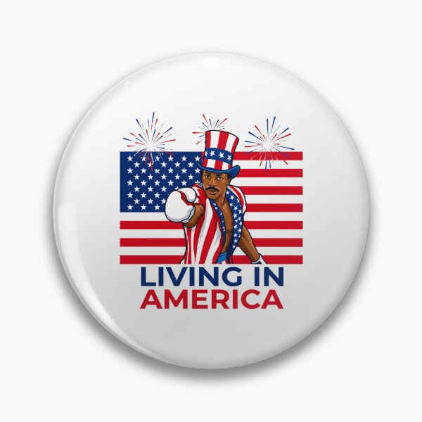 Item preview, Apollo Creed Living In America - Patriotic Boxing Fourth Of July America, USA Fighter designed and sold by kosterbleack.
