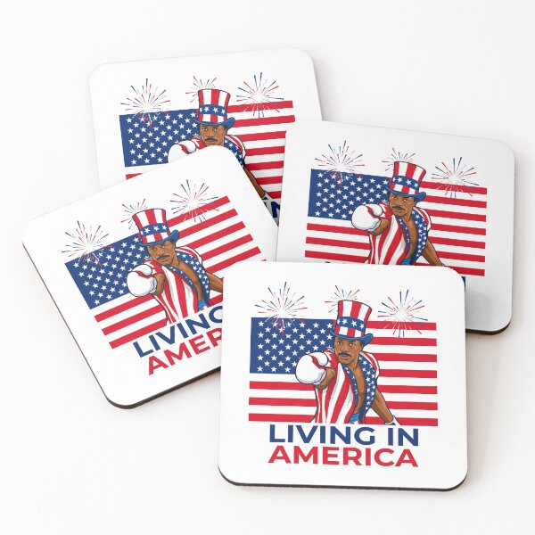 Item preview, Apollo Creed Living In America - Patriotic Boxing Fourth Of July America, USA Fighter designed and sold by kosterbleack.