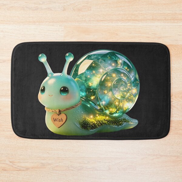 Item preview, Emerald Snail - Magical Wishing Jar with Glowing Fireflies designed and sold by ABYSSLAB.