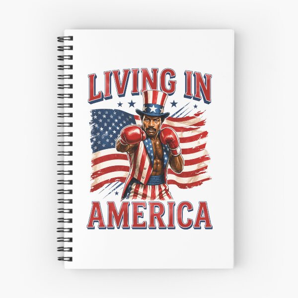 Item preview, Apollo Creed Living In America - Patriotic Boxing Fourth Of July America, USA Fighter designed and sold by kosterbleack.