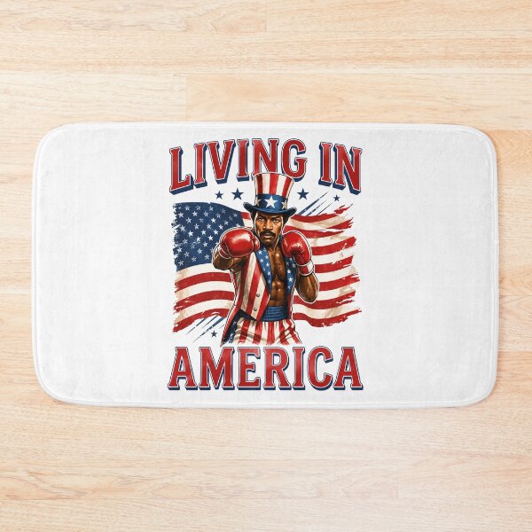 Item preview, Apollo Creed Living In America - Patriotic Boxing Fourth Of July America, USA Fighter designed and sold by kosterbleack.
