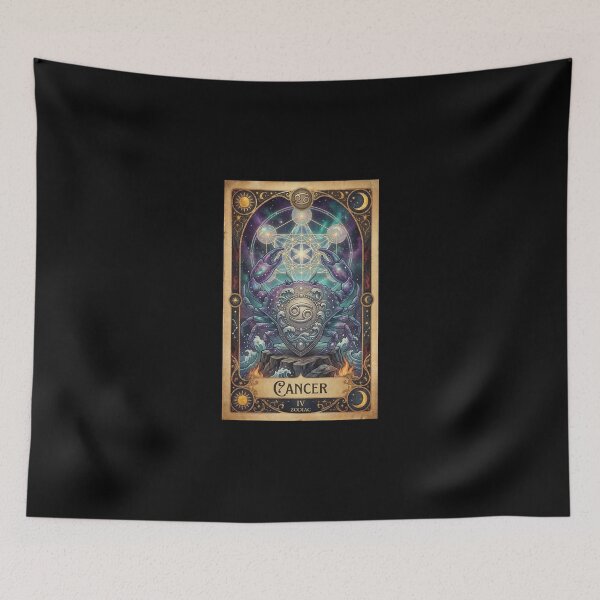 Item preview, Cancer Zodiac Tarot Card Vintage Fantasy Art designed and sold by DeerHouse.
