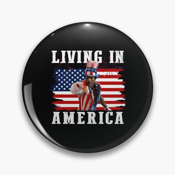 Item preview, Apollo Creed Living In America - Patriotic Boxing Fourth Of July America, USA Fighter designed and sold by kosterbleack.