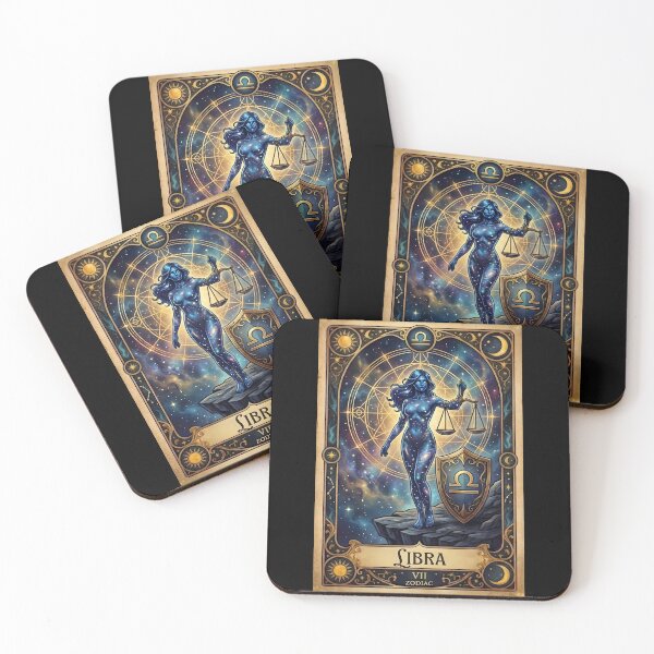 Item preview, Libra Zodiac Tarot Card Vintage Fantasy Art designed and sold by DeerHouse.