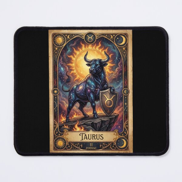 Item preview, Taurus Zodiac Tarot Card Vintage Fantasy Art designed and sold by DeerHouse.