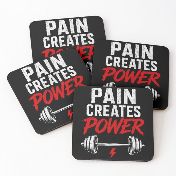Item preview, Pain Creates Power Gym Motivation Design designed and sold by KAIGEN7.