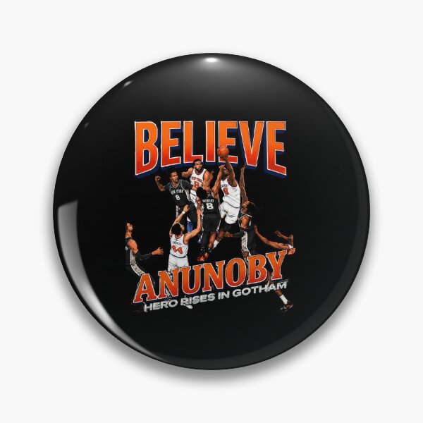 Item preview, OG Anunoby NY Knicks Believe a Hero Rises in Gotham designed and sold by THECOMICBStore.
