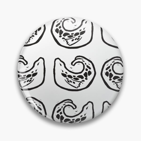 Item preview, Seal banana pose pattern b&w designed and sold by petselkie.