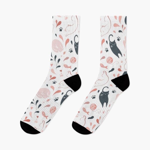Item preview, Cute Cat Seamless Pattern | Kawaii Kitty Watercolor Design | Pastel Feline Aesthetic Print designed and sold by agaa-vibes-studio.