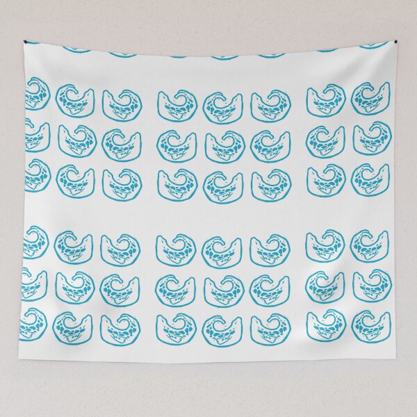 Item preview, Seal banana pose pattern blue designed and sold by petselkie.