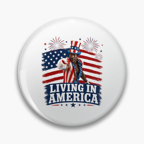 Item preview, Apollo Creed Living In America - Patriotic Boxing Fourth Of July America, USA Fighter designed and sold by kosterbleack.