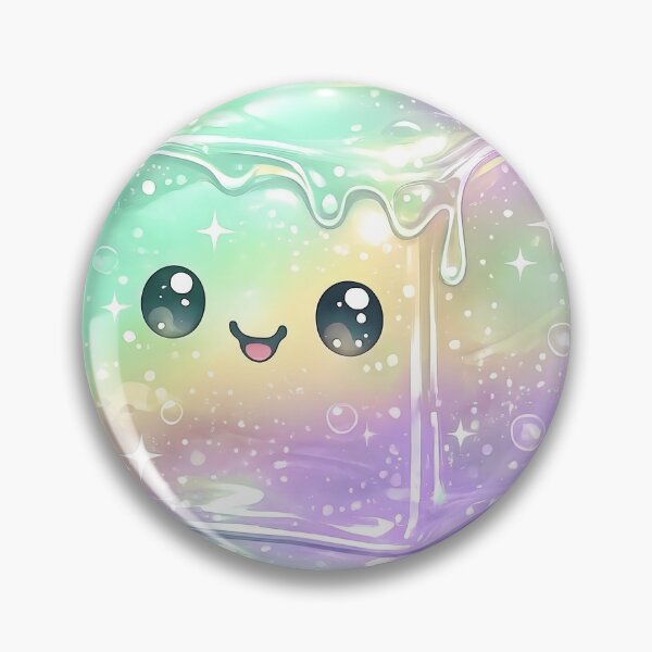 Item preview, Needoh Kawaii Galaxy Slime Cube Sticker | Pastel Rainbow Jelly Cube | Cute Sparkly Aesthetic Art designed and sold by Bhaskar Digital Art.