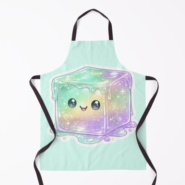 Item preview, Needoh Kawaii Galaxy Slime Cube Sticker | Pastel Rainbow Jelly Cube | Cute Sparkly Aesthetic Art designed and sold by Bhaskar Digital Art.
