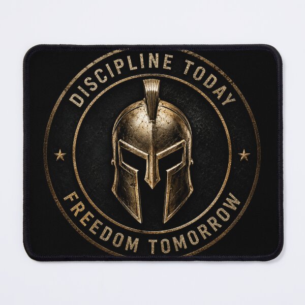 Item preview, Discipline Today Freedom Tomorrow Spartan Motivation Design designed and sold by KAIGEN7.