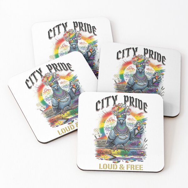Item preview, City Pride Pigeon Loud And Free Graffiti designed and sold by Animalpetslover.