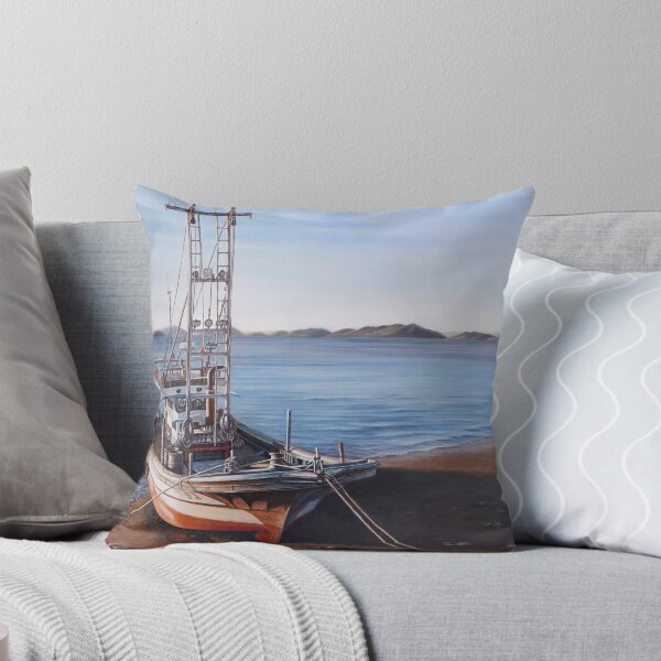 Item preview, The Isolated Boat at Twilight designed and sold by HaedamArt.