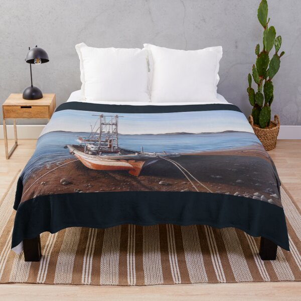 Item preview, The Isolated Boat at Twilight designed and sold by HaedamArt.