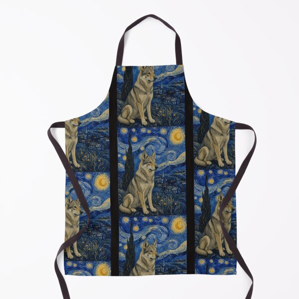 Item preview, Czechoslovakian Vlciak Dog Van Gogh Starry Night designed and sold by antoniaautzer.