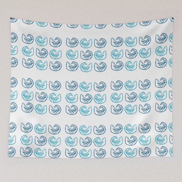 Item preview, seal banana pose pattern 2 blues designed and sold by petselkie.