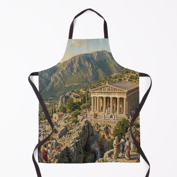 Item preview, Ancient temple at Delphi designed and sold by Kirrindy Designs.