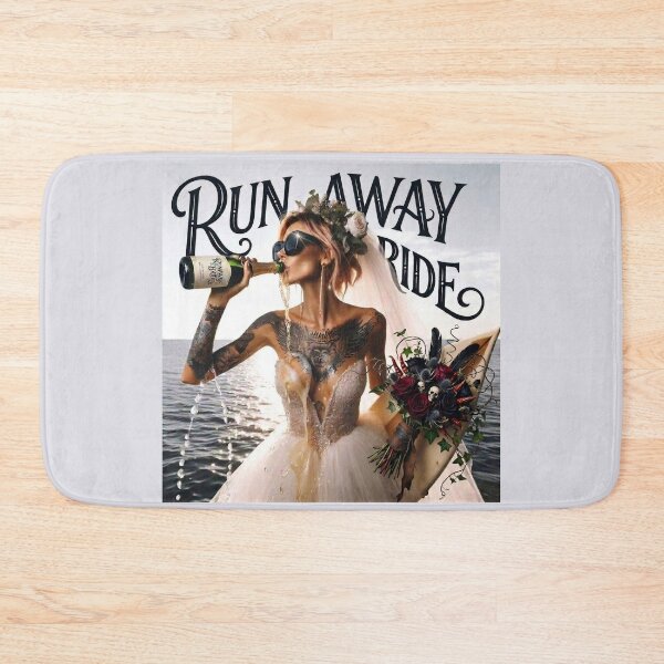Item preview, Rocker Bride Drinking Champagne designed and sold by Voodoo Store Paranormal Collections.