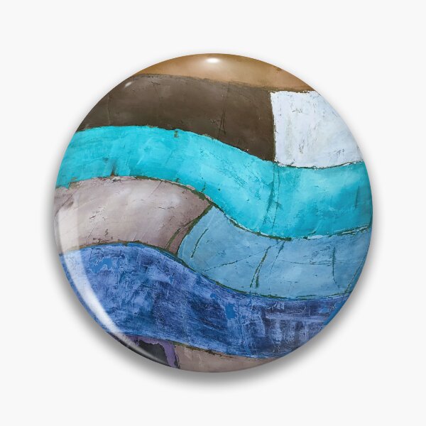 Item preview, Seaside Blues And Lush Browns Modern Abstract Painting  designed and sold by DEC02.